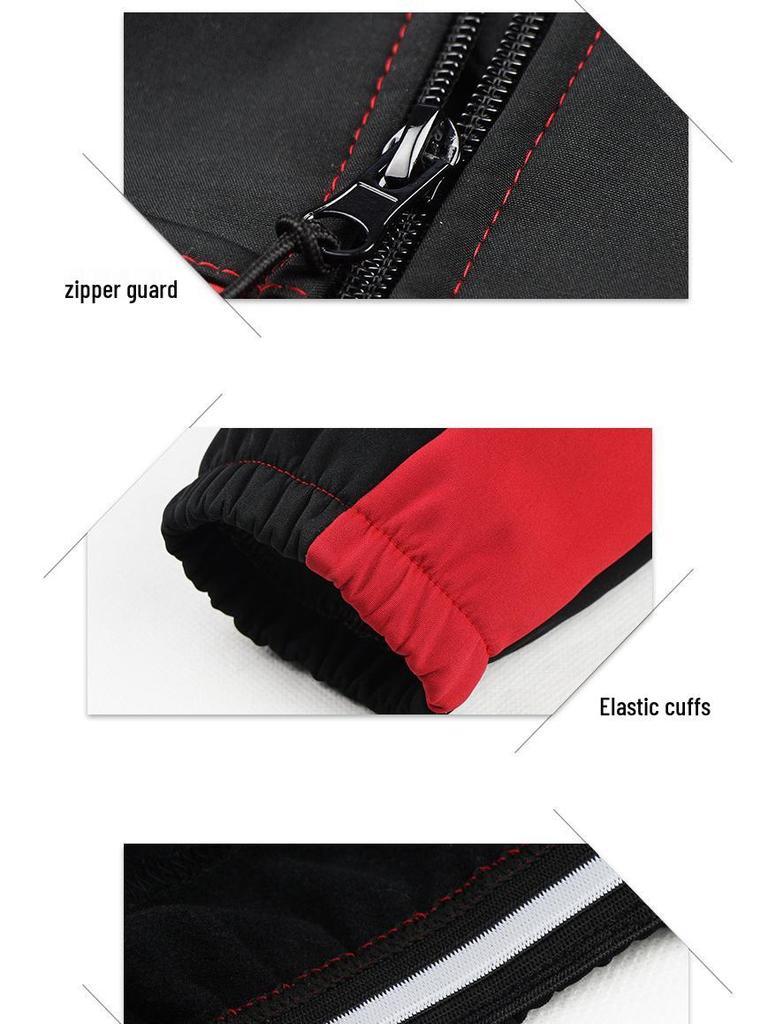 Camouflage Windproof & Rainproof Fleece Cycling Suit for Autumn/Winter
