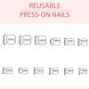 96/144/288 Pcs Artificial Fake Toenail Short Square Foot Nail Art Tips  Foot Extension