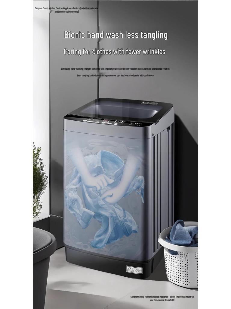 Compact Washer-Dryer Combo: Fully Automatic, Large Capacity, Ideal for Rentals and Small Dorms
