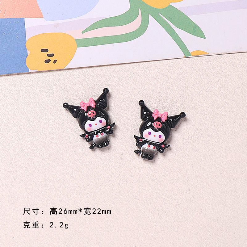 12/60PCS New Cartoon Love Angel Wings Cream Glue DIY Accessories Phone Case Hairclip Hole Shoes Accessories