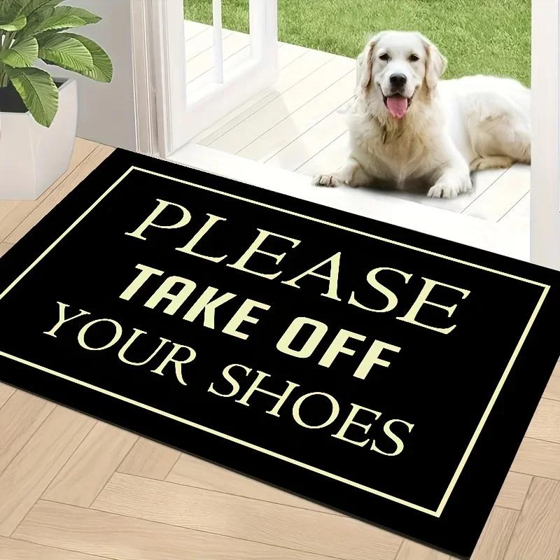 Welcome Door Rug Dirt Resistant Carpet Indoor Outdoor Entrance Mat Absorbent Bath Mats For Living Room Bedroom Home Decorative