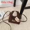 Childrens Plush Bunny Coin Purse With Cartoon Pattern For Girls And Kids
