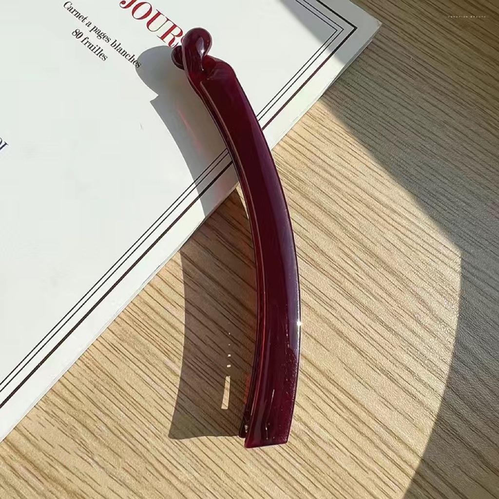 Frosted Banana Clip Women's High-end Seamless Versatile Hair Clip Fashion Simple Hair Accessories