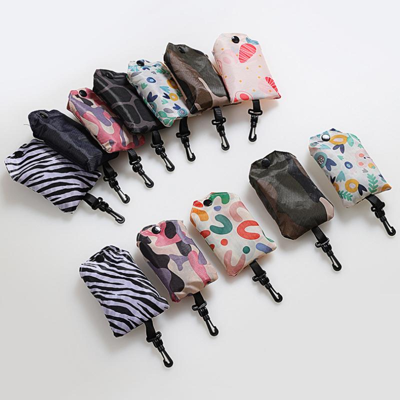 Folding Eco-friendly Shopping Bag Bag Travel Shoulder Portable Thickened Large Grocery Bag Supermarket Eco-friendly Bag