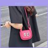 Cute Mini Crossbody Bag For Kids And Adults Stylish Bowknot Shoulder Bag Lightweight Pu Material