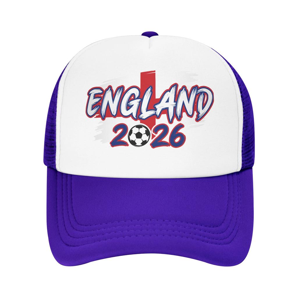 England Football Match  Mesh Baseball Caps Unisex Trucker Worker Cap Usa Canada Mexico Soccer Dad Hat Summer Trucker Hat