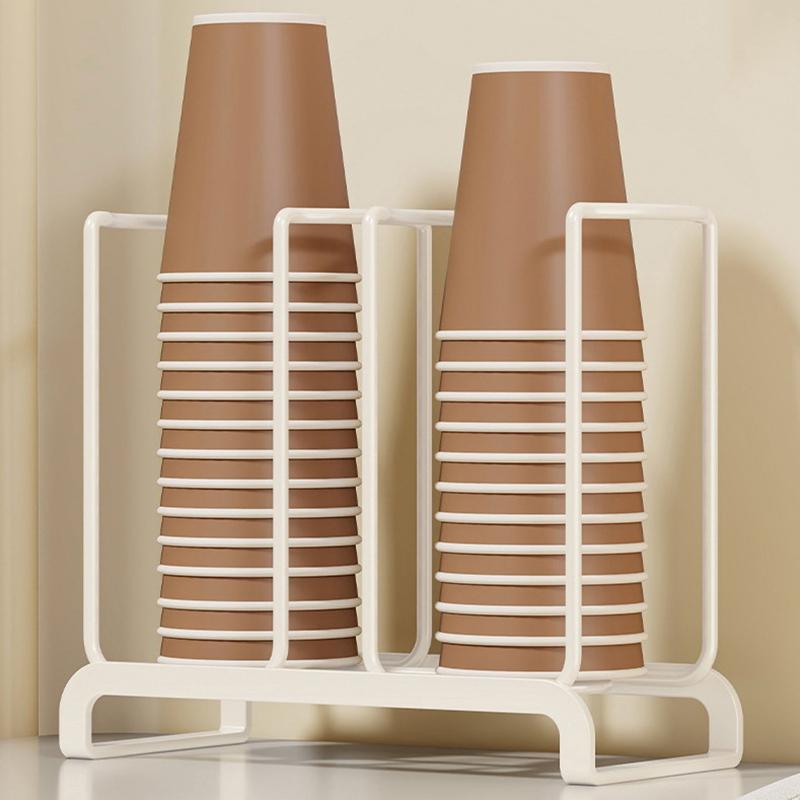 Kitchen Paper Cup Holder Disposables Cups Picker Multifunctional Desktop Cup Storage Rack Household Coffee Cup Holder For Home