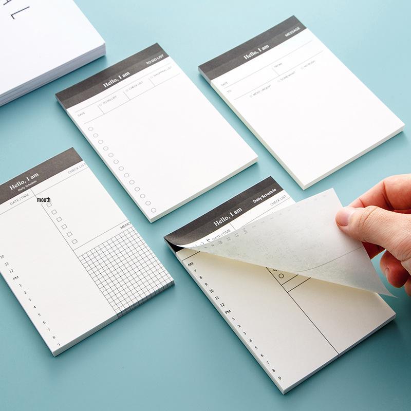 Tearable Sticky Notes – Student Daily Planner & Time Management Schedule