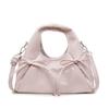 Stylish Mini Crossbody Bag Women - Soft PU Waterdrop Shape Shoulder With Zip Inner Pockets
