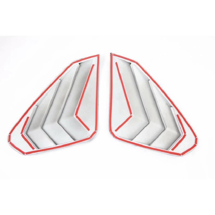 For TOYOTA Rav4 (xa50) -2024     Decorate Accessories Carbon Fiber Style Rear Window Shutter Decoration