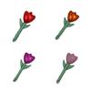 20pcs Mother's Day Valentines Day Love Balloon Bouquet Flower Proposal Confession Aluminum Film Balloon Shopping Mall Decoration