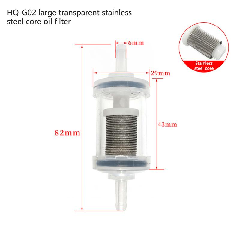 Motosiklet Evrensel Alüminyum Alaşımlı Kabuk Bakır Çekirdek Yağ Filtresi Dirt Pit Bike Benzin Hattı Yakıt Filtresi İçin Uygun