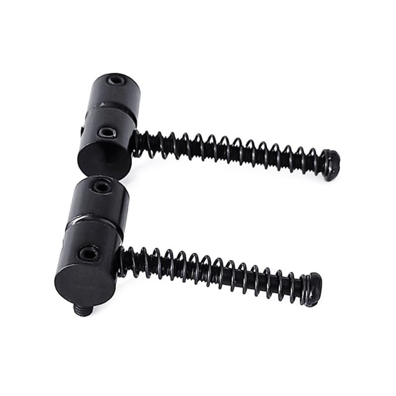 Bass Bridge String Saddle Plate Block Instrument Bass Electric Guitar Replacement Accessories Spring Screws with Wrench