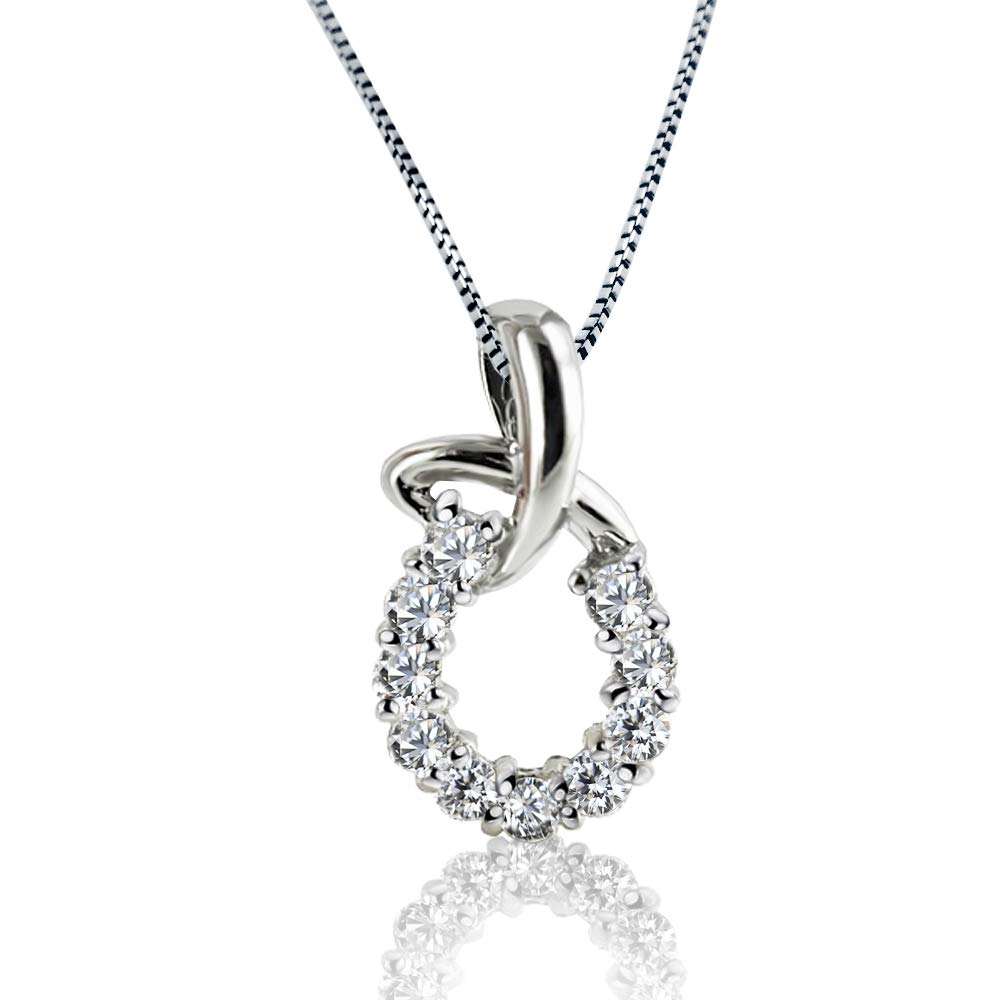 

miwahouseki A heartfelt gift with 10 Platinum Anniversary Ten Diamond Necklace [Miwahouseki] diamonds, [689664]