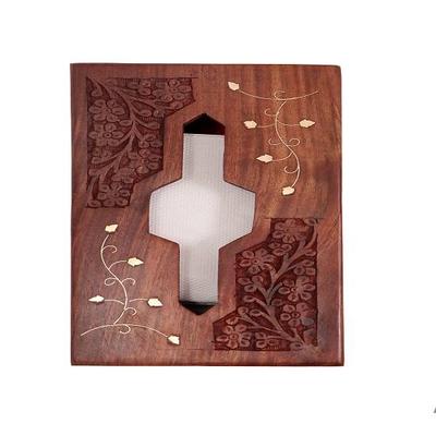 Handgefertigter Serviettenhalter aus Holz Eleganter Serviettenhalter aus Holz, Servietten-Organizer