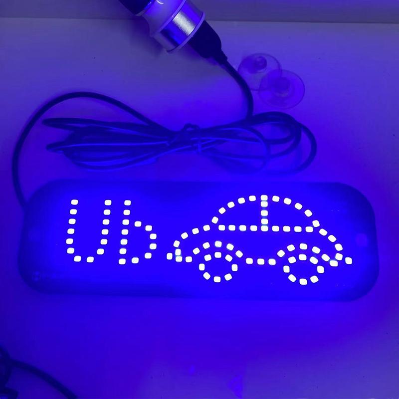Led Light Sign For Car Taxi Windshield Light Sign Usb Car Led Sign With Suction Cups Scrolling Led Display Board Control