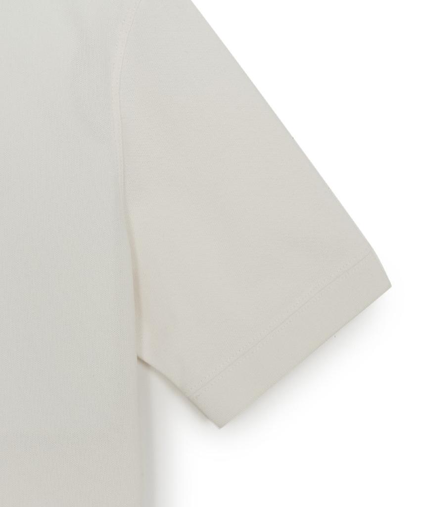 Emelbi Women'S Basic Crop Collared T-Shirt Ny (Ivory)