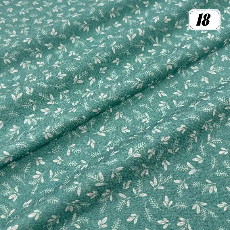 Bomull Linne Tyg Kinesisk Stil Retro Tryckt Klänning Hanfu Sömnad Hantverk DIY Cheongsam Klänning Hanfu Sömnadstyg Kläder Försörjning