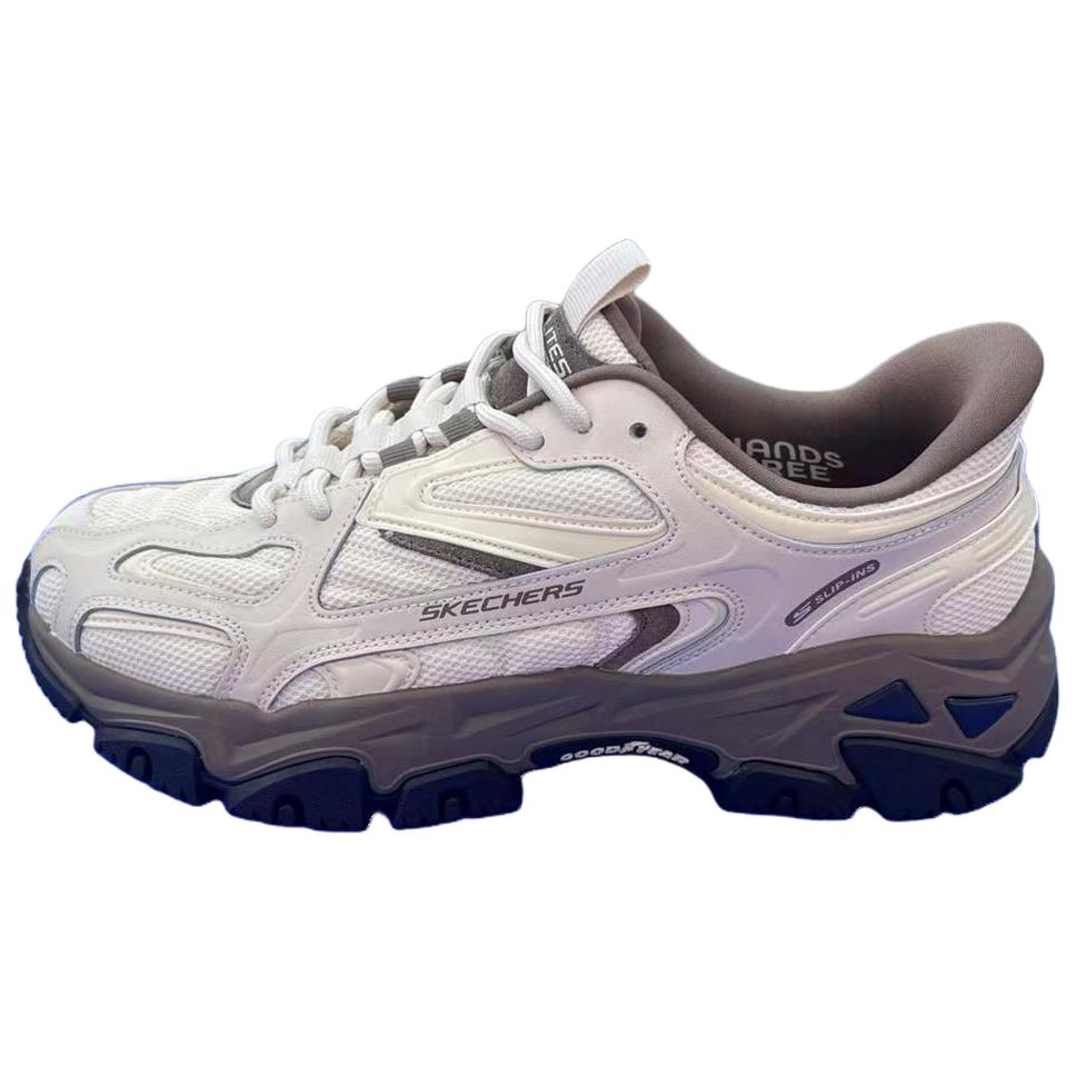 Skechers Slip-Ons Comfortable Versatile Slip-On Shoes Soft Sole Cushioning Retro Thick Sole Increased Height Low-Top Dad Shoes 237717-NTBR 39.5