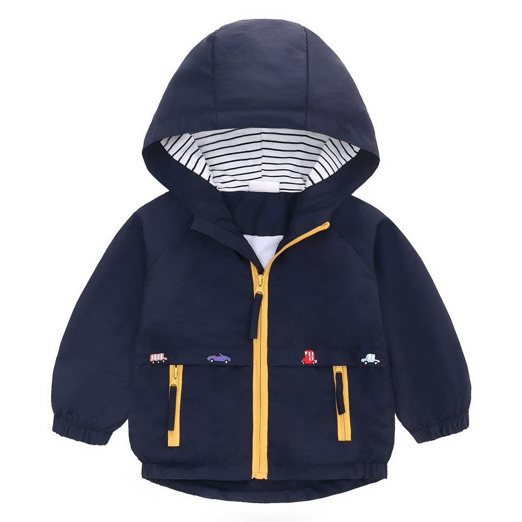 famuka Trench and Blouson Casual Sun Junior Kids' Coat, Outerwear, Windbreaker, Boys' Girls' Jacket, Jumper, Outing, Windproof, Protection, Children's
