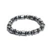 Black Titanium-Germanium Beaded Bracelet for Men & Women - Stylish European & American Design