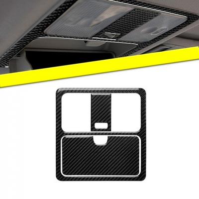 3Pcs For Nissan 350Z 03-09 Carbon Fiber Reading Light Panel Trim Cover Sticker-W