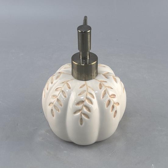 2Pcs 460ML Halloween Pumpkin Liquid Soap Dispenser Shampoo Body Hand Wash Shower Gel Facial Cleanser Container Bathroom Refillable Empty Press