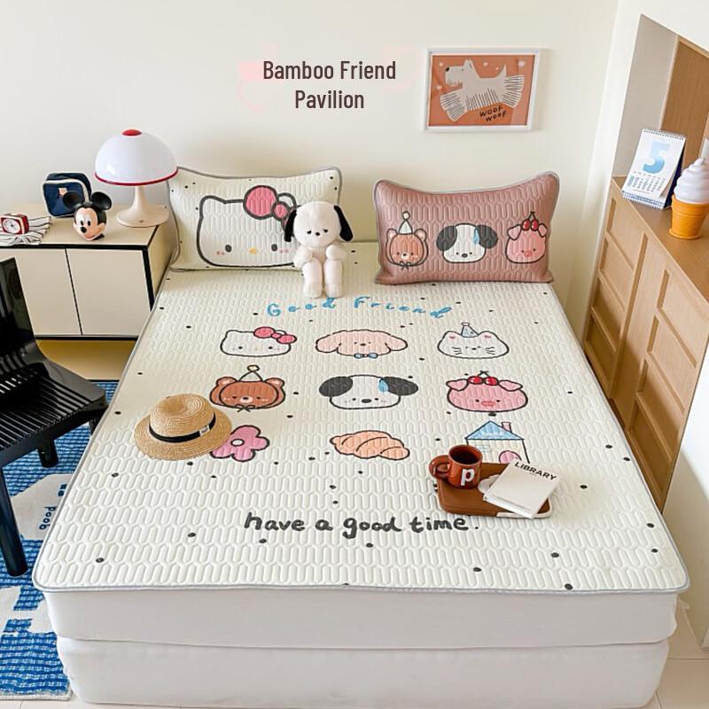 Handon Cartoon Latex Ice Silk Cooling Mat