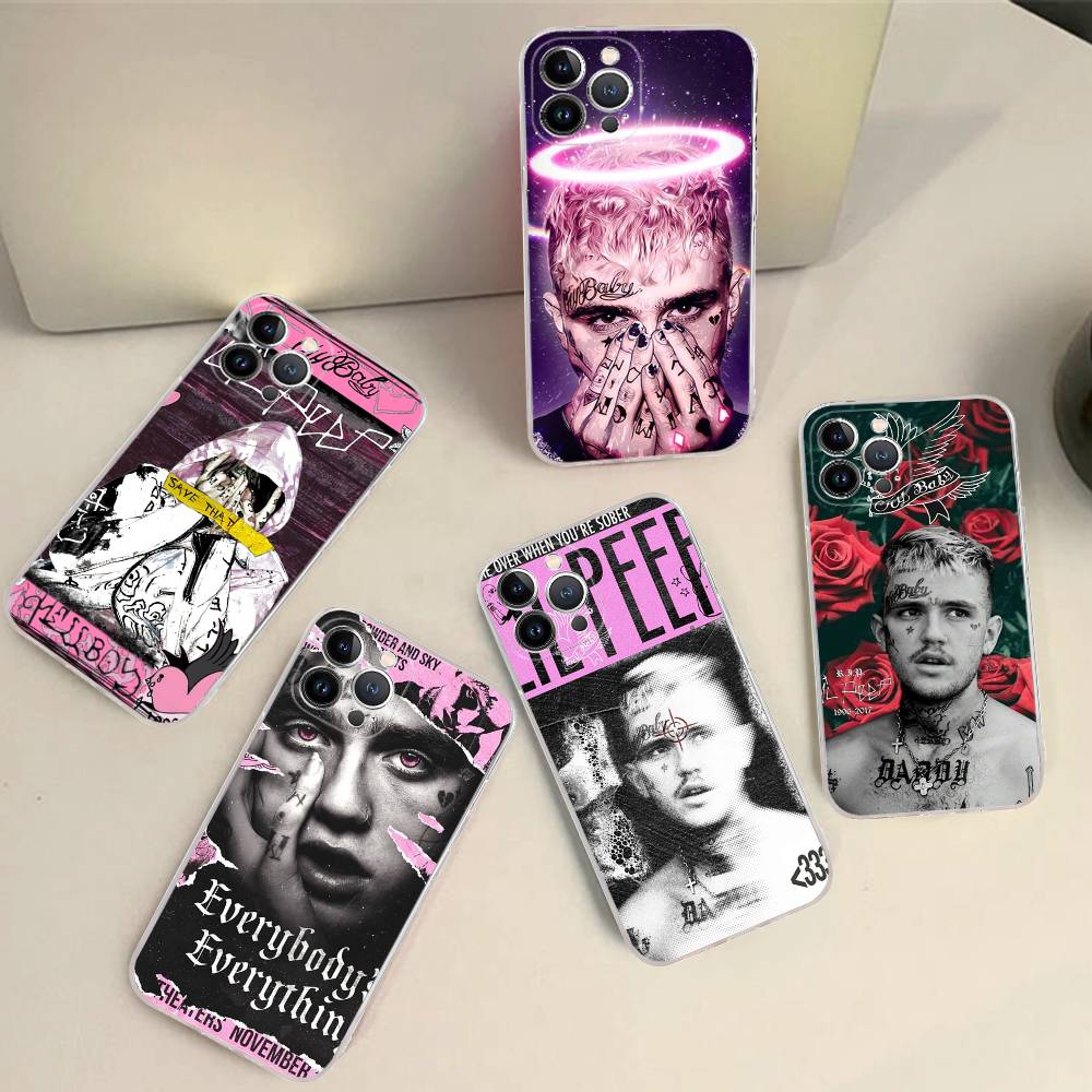 Emo Rapper Lil Peep TPU Silicone Case For IPhone 11 12 13 14 15 16 17 Pro Max Shockproof Clear Back Cover