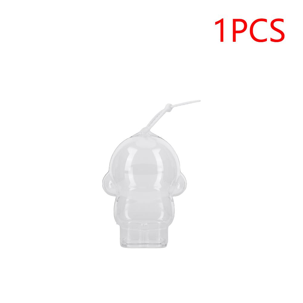 Transparent Protective Case for Skull Panda Winter Movement for SP Doll Portable Cable Organizer Box Storage Case Display Bag