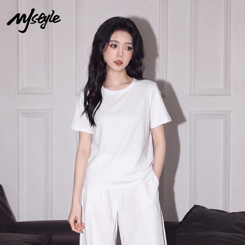 MJ STYLE Women s Round Neck Short Sleeve T-Shirt XL