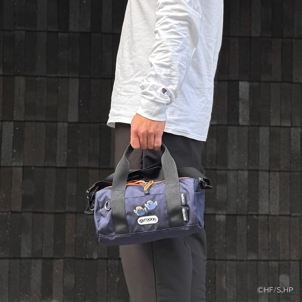 x OUTDOOR Mini Roll Boston Bag ODHQ102 Navy [Haikyu!! PRODUCTS]