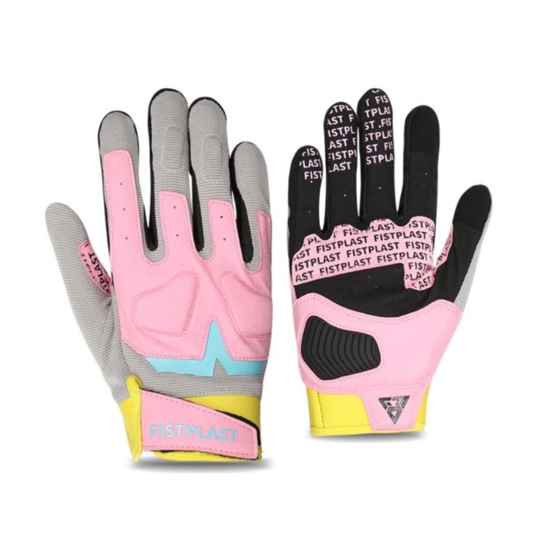 Fistplast 4 Colour Macaron Four-color Anti-collision Riding Outdoor Sports Motorcycle Long Finger Outdoor Wear Gloves