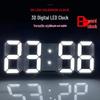 3D LED Digital Alarm Clock for Students - Modern Home Desktop & Living Room Clock