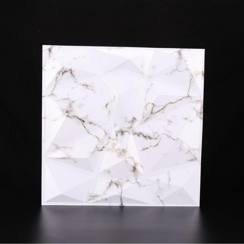 3D Embossed PVC Wall Panels for Hotel, Bedroom & TV Background Décor