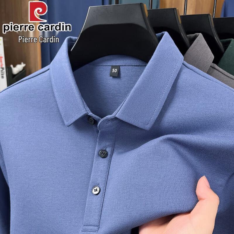 

Pierre Cardin Men s Long Sleeve Polo Shirt 56/3XL