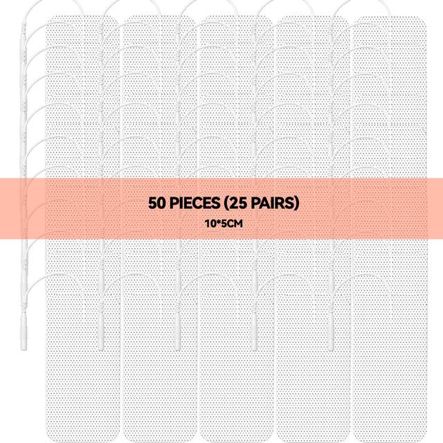 50/4Pcs Electrode Pads Physiotherapy Tens Conductive Gel EMS Electric  Muscle Stimulator Accessories Body Massager Patches Relax