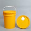 10 Buckets and 10 Lids, Black (4.4 Gallon) - Plastic Material,20L Plastic Barrel Car Bucket, Kimchi Bucket