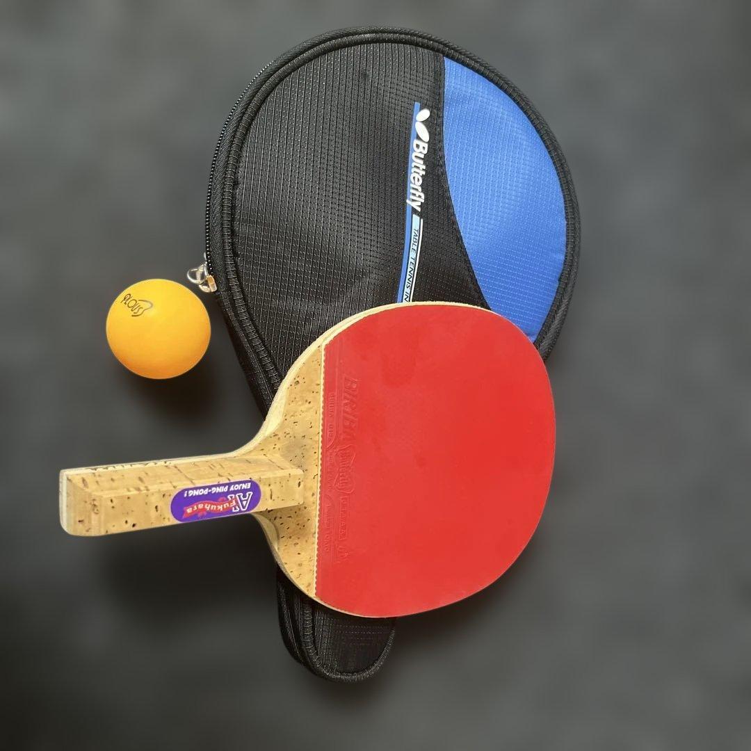 Used Butterfly table tennis racket BIRIBA Ai Fukuhara model set