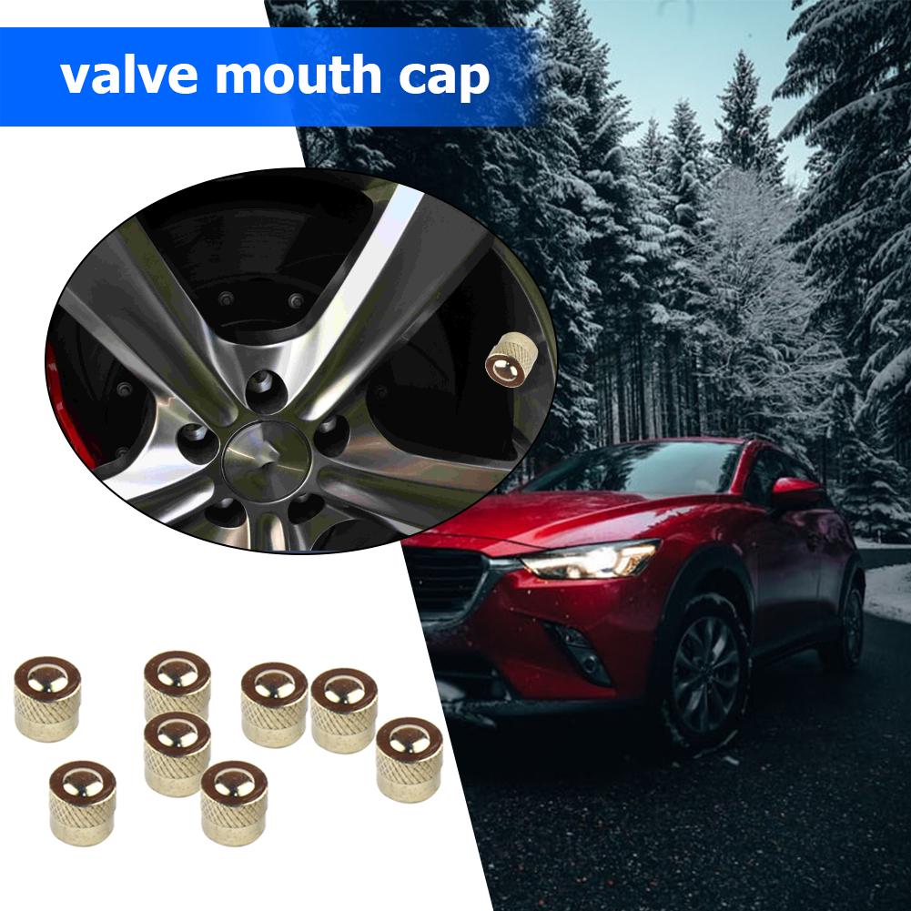 Tire Valve Stem Air Caps Sufficient Enduring Ruggedness Auto Wheel Tyre Valve Caps All Copper Car Dust Covers