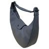 Longchamp Le Pliage Xtra Logo-Prägung Abnehmbare Leder-Halbmondtasche Große Damen-Umhängetasche Taubengrau 10338987P55