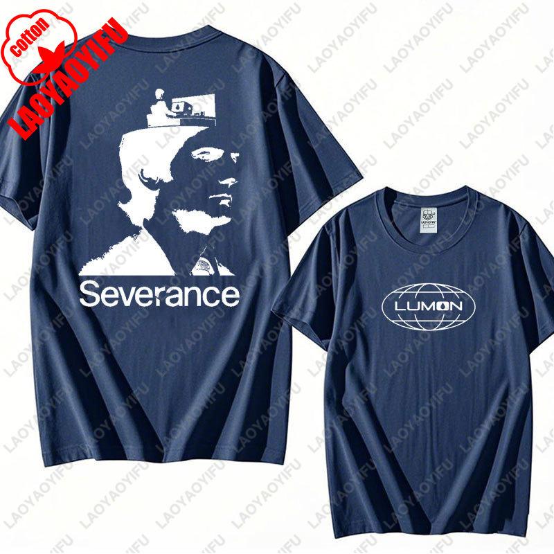 Vintage Lumon Macrodata Refinement Severance Tees Retro Severance TV Show Cotton Tshirt Summer Retro Trend Cool Unisex T Shirts