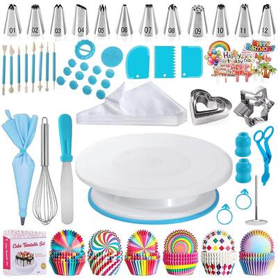 255dílná sada pekařských nástrojů a forem na dorty