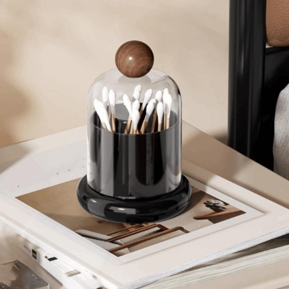 Plastic Dental Floss Case Retro Toothpick Storage Box Creative Swab Toothpick Holder  Living Room