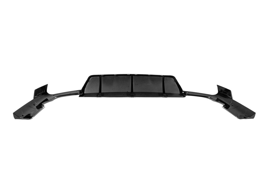 Paradigm Black Knight Rear Bumper Diffuser (for M-Sport, 2018-2022) for BMW X6 G06 2019-