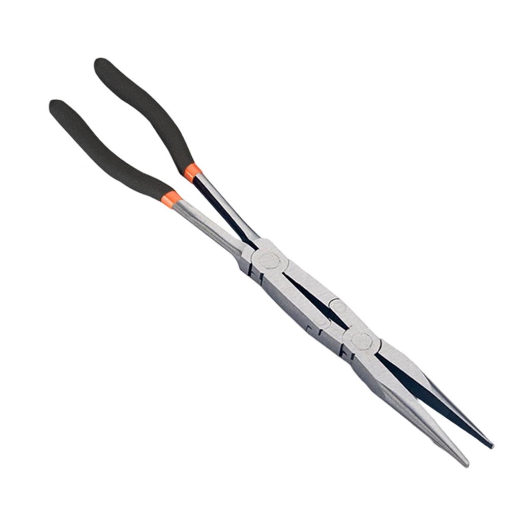 Versatile 13Inch Extended Double Jointed Pliers for Multiple Applications Including Automotive Repair and Home Maintenance