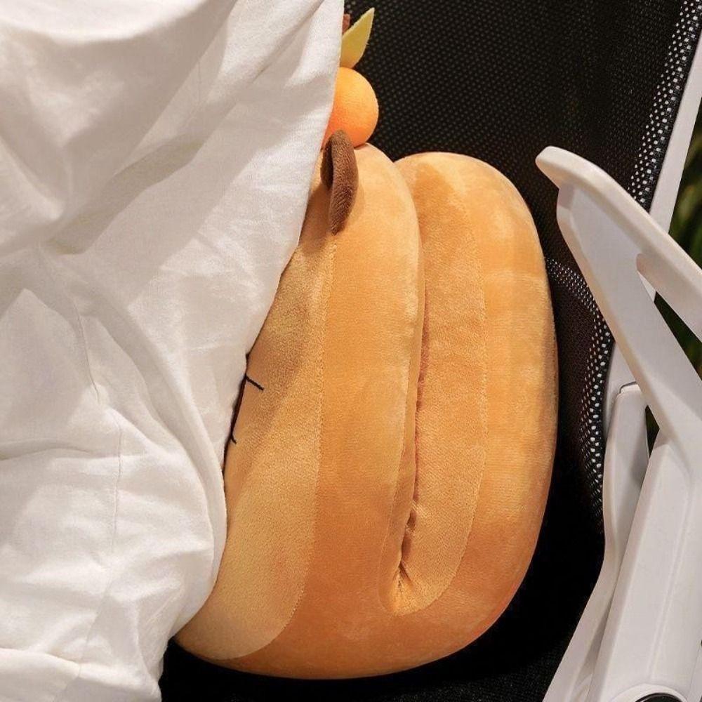 Super Soft Capybara Office Nap Pillow Double-sided Capybara Neck Pillow Hand Warmer Pillow  Office