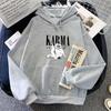 The Eras Tour Karma Is A Cat Oversize Sweatshirts Women Fashion Aesthetic Hoodies Anime Long Sleeve High Street