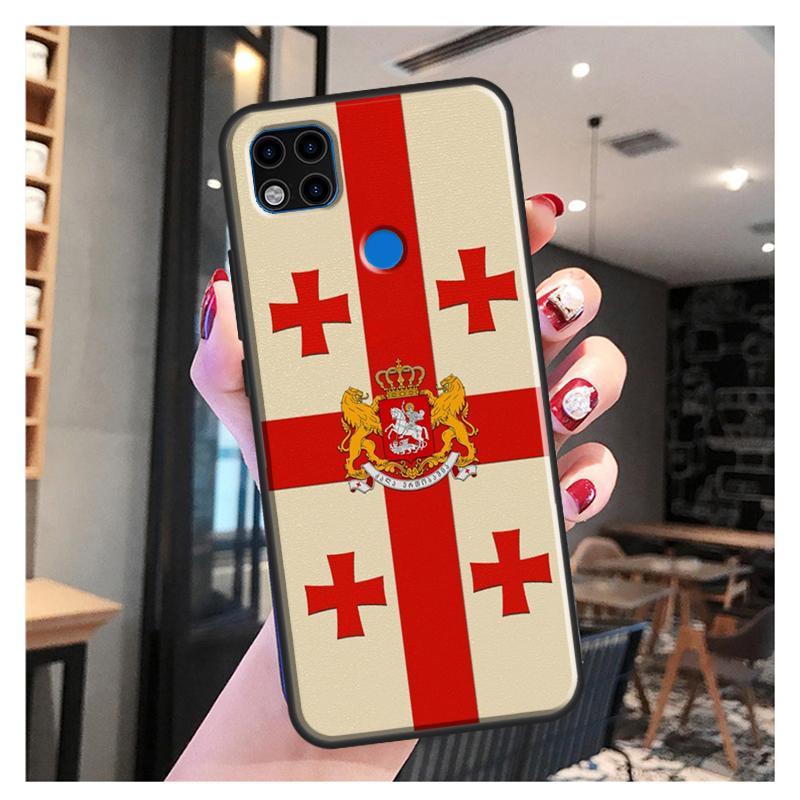Georgia Flagge Für Xiaomi Redmi Hinweis 11 Pro Telefon Fall Für Redmi 9T 9A 9C 9S 10S Hinweis 9 10 Pro Zurück Abdeckung