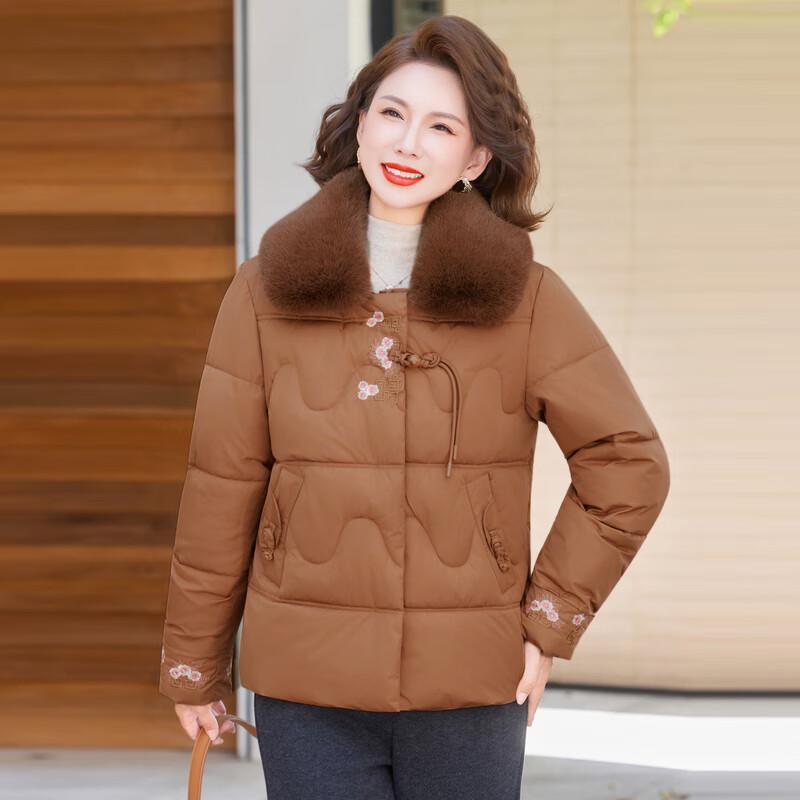 Yalu Women's Padded Winter Jacket for Mid-Aged Women
